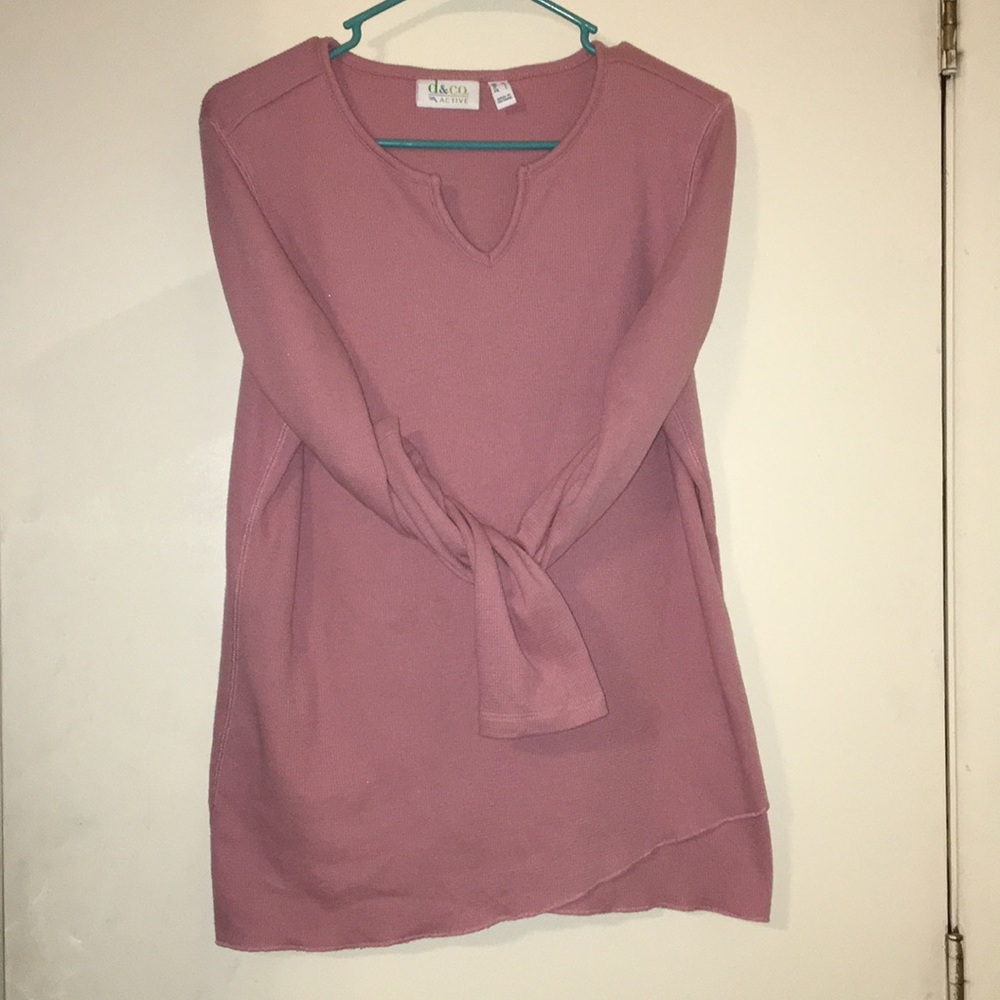 L Thick Vneck Flannel